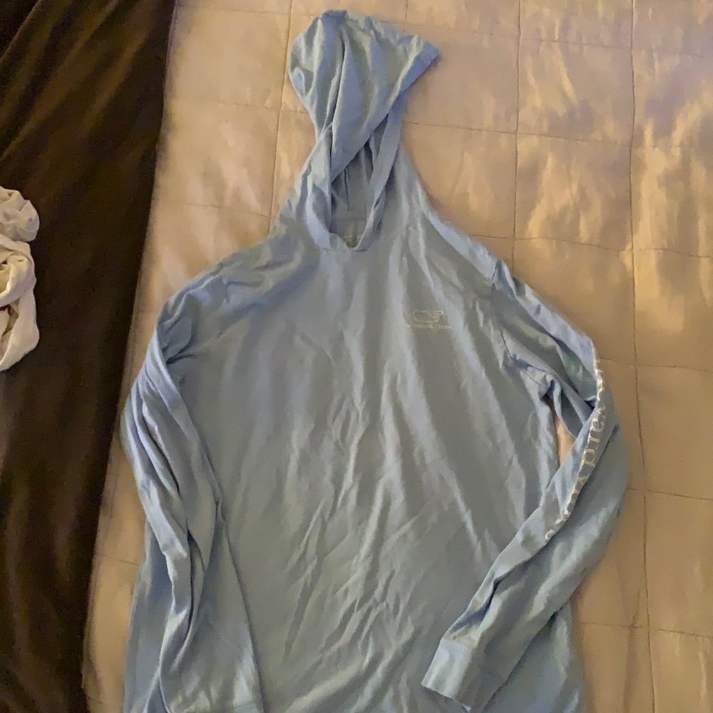 Boys vineyard vines blue hoodie size xl (18)